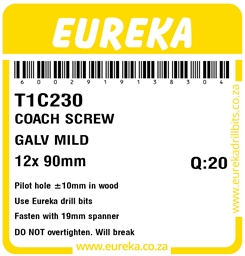 T1C230 - Coach Screw -T1C230_Label_T